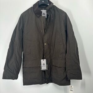 Rainforest Nordstrom Coated Cotton All Weather Voyager Jacket Men’s Small NWT